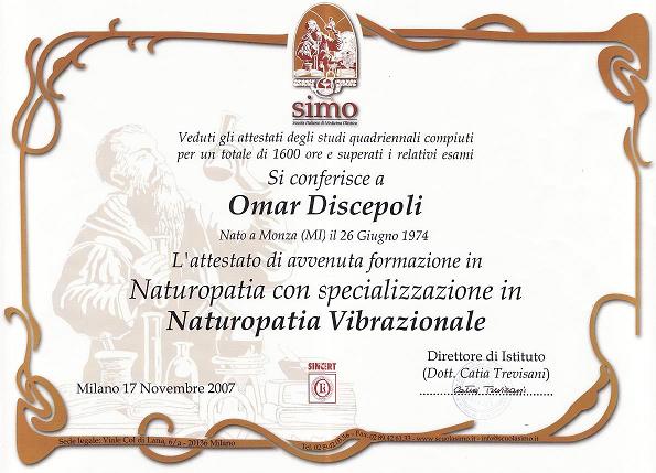 Diploma Naturopatia